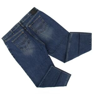 Harley Davidson Mens Straight Leg Jeans Sz 42 x 30 (42 x 28) Medium Denim Cotton